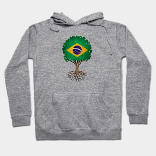 Tree of Life with Brazilian Flag Hoodie